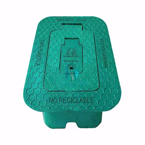 Cajilla plástica para acueducto homologada para piso